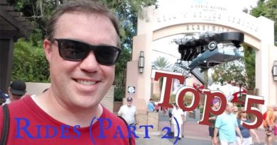 Top 5 Rides in Walt Disney World... Part 2