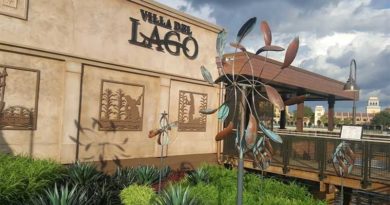 Disneys New Bar on the Water Three Bridges Bar & Grill at Villa del Lago