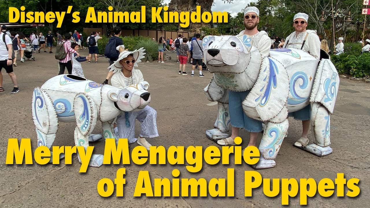 Merry Menagerie Of Animal Puppets - Disney's Animal Kingdom | Mouse And ...